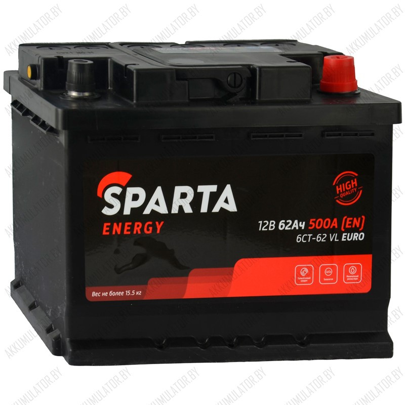 Аккумулятор AKOM Sparta Energy / 62Ah / 500А - фото 1 - id-p183895706
