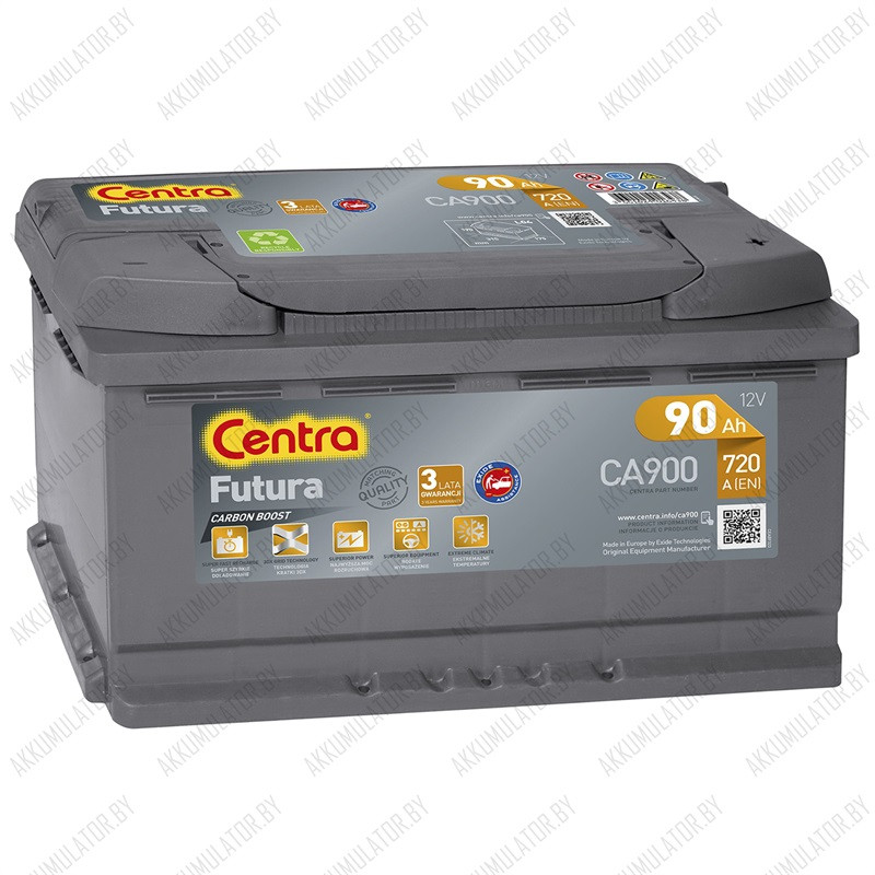 Аккумулятор Centra Futura CA900 / 90Ah / 720А