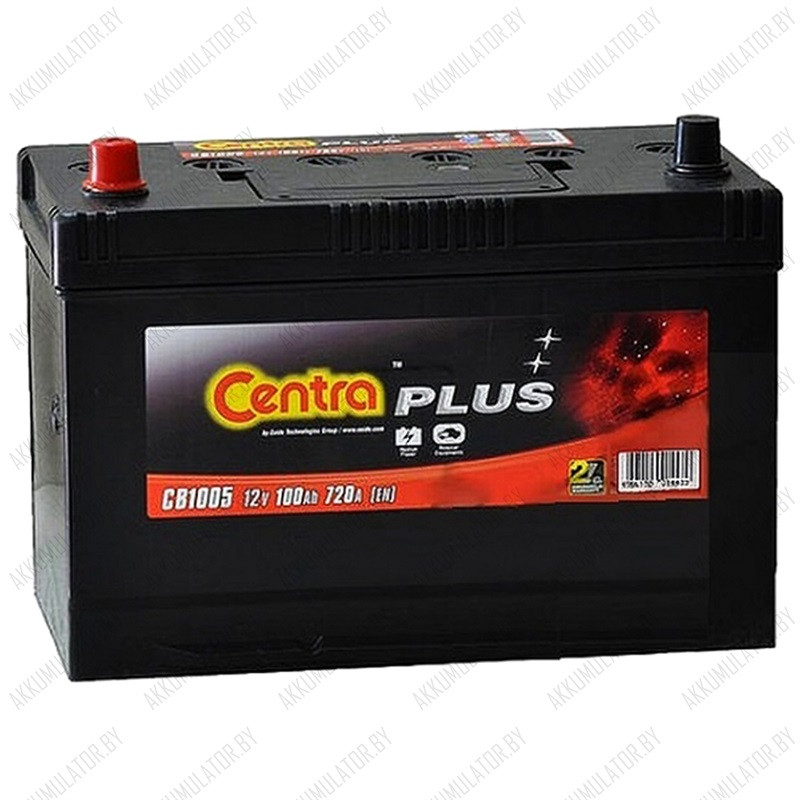 Аккумулятор Centra Plus CB1005 / 100Ah / 720А / Asia