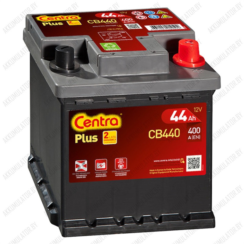 Аккумулятор Centra Plus CB440 / 44Ah / 400А