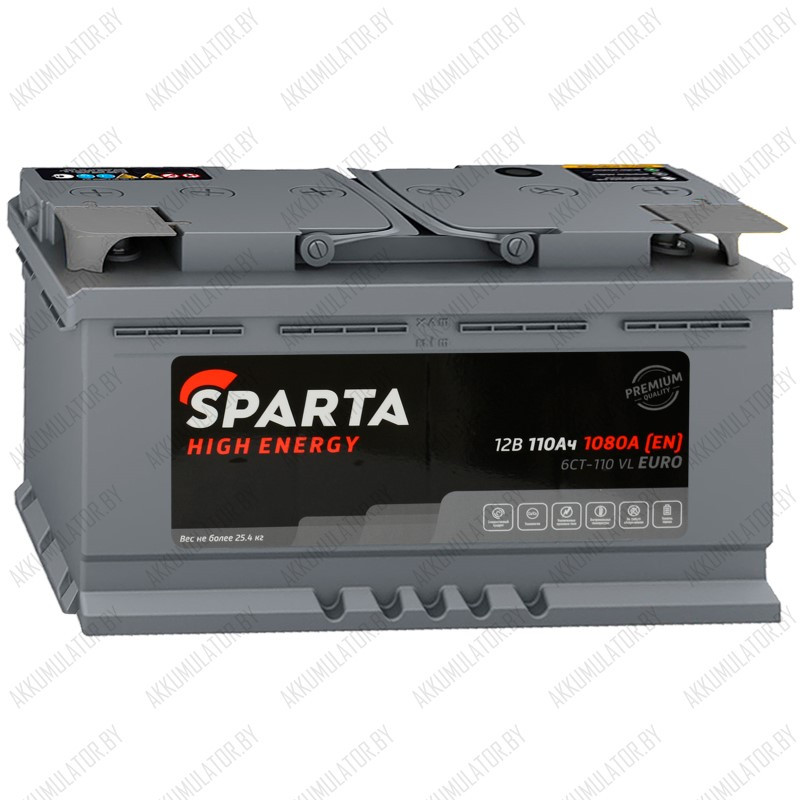 Аккумулятор AKOM Sparta High Energy / 110Ah / 1 080А - фото 1 - id-p183895714