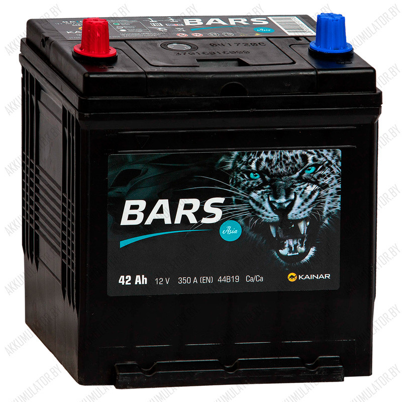 Аккумулятор Bars Asia / 42Ah / 350А / Прямая полярность