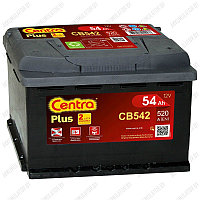 Аккумулятор Centra Plus CB542 / Низкий / 54Ah / 520А