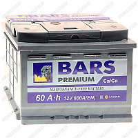 Аккумулятор Bars Premium / 60Ah / 600А