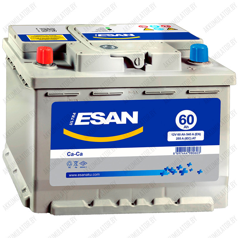 Аккумулятор ESAN Ultra / 60Ah / 540А