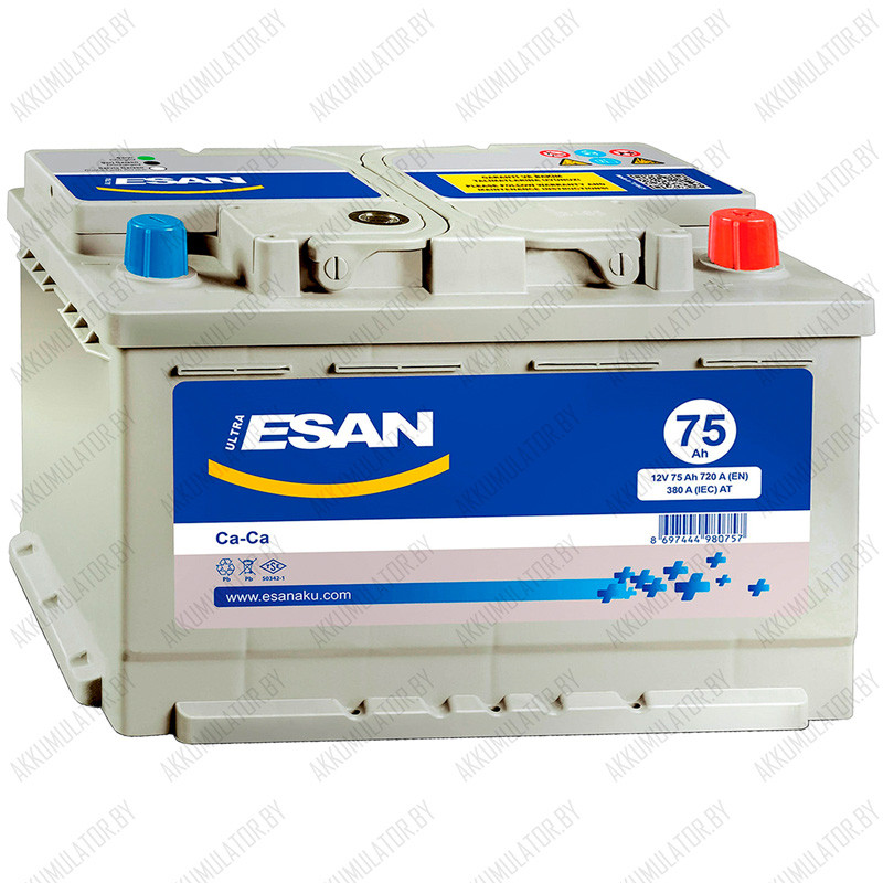 Аккумулятор ESAN Ultra / 75Ah / 720А