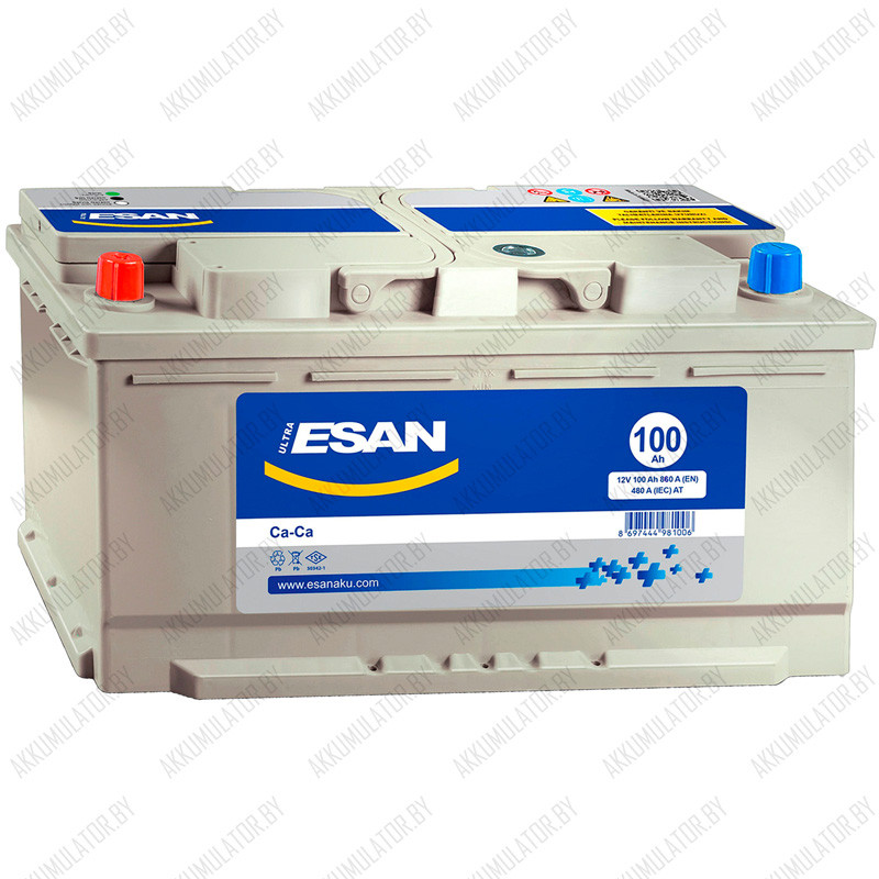 Аккумулятор ESAN Ultra / 100Ah / 800А / Прямая полярность