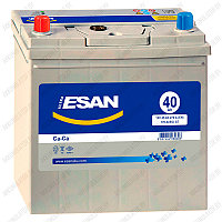 Аккумулятор ESAN Asia / 40Ah / 270А / Прямая полярность / Тонкие клеммы