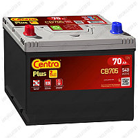 Аккумулятор Centra Plus CB705 / 70Ah / 540А / Asia / Прямая полярность