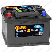 Аккумулятор Centra Standard CC551 / 55Ah / 460А / Прямая полярность / 242 x 175 x 190