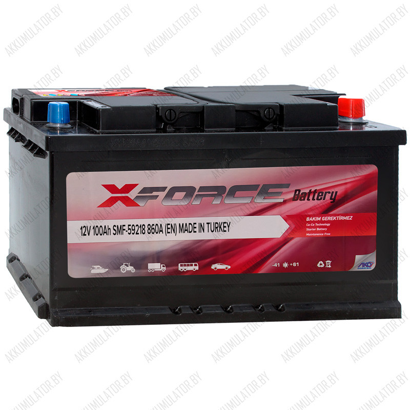Аккумулятор XForce Battery / 100Ah / 850А - фото 1 - id-p196354162