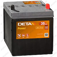 Аккумулятор DETA Power DB356 / 35Ah / 240А / Asia / Обратная полярность / 187 x 127 x 200 (220)
