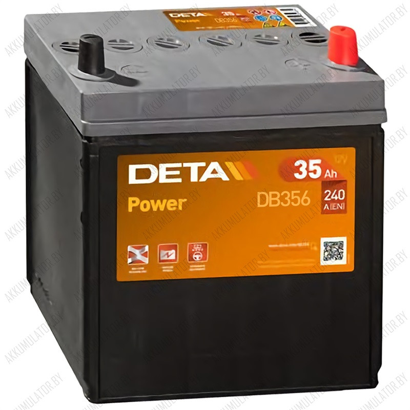 Аккумулятор DETA Power DB356 / 35Ah / 240А / Asia - фото 1 - id-p75048573
