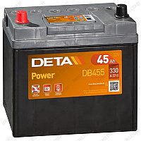 Аккумулятор DETA Power DB455 / 45Ah / 330А / Asia / Прямая полярность