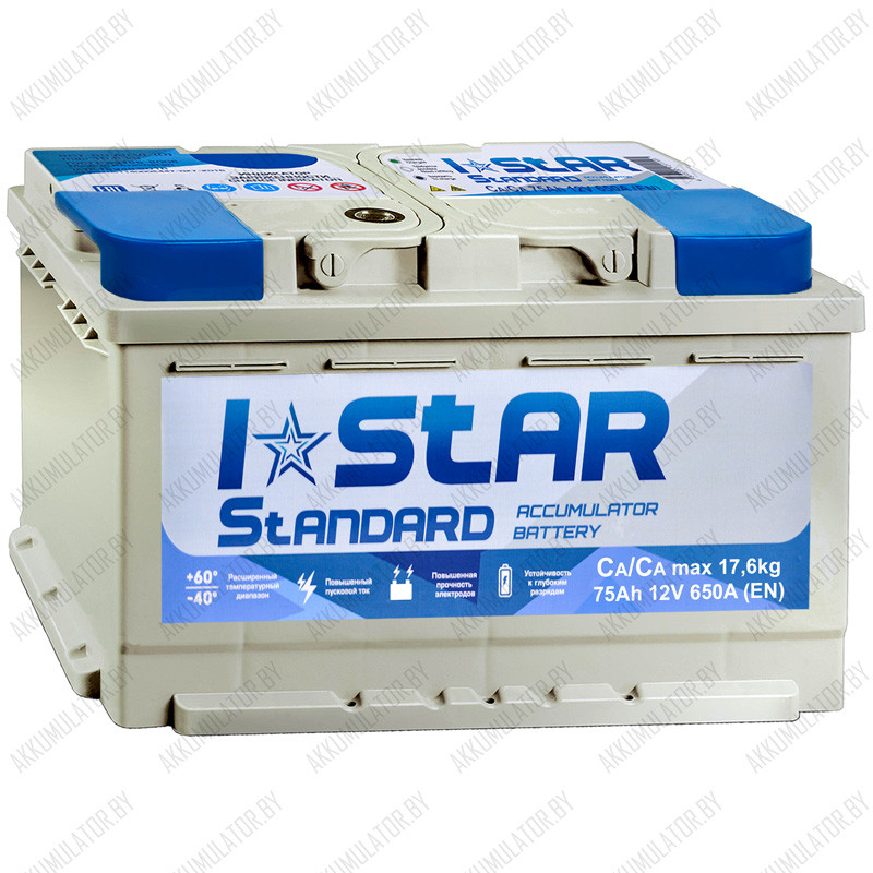 Аккумулятор I-Star Standard / 75Ah / 650А