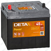 Аккумулятор DETA Power DB457 / 45Ah / 330А / Asia / Прямая полярность