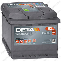 Аккумулятор DETA Senator3 DA530 / 53Ah / 540А