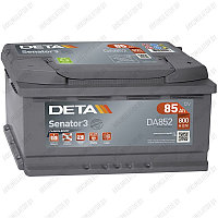 Аккумулятор DETA Senator3 DA852 / Низкий / 85Ah / 800А