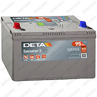 Аккумулятор DETA Senator3 DA955 / 95Ah / 720А / Asia / Прямая полярность