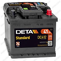 Аккумулятор DETA Standard DC412 / Низкий / 41Ah / 370А