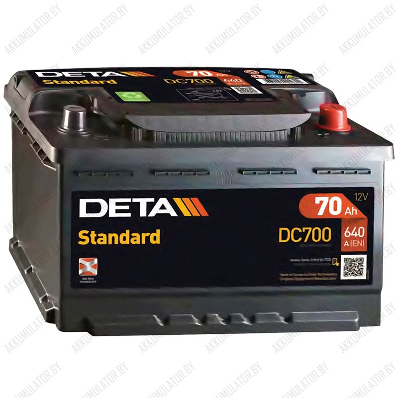 Аккумулятор DETA Standard DC700 / 70Ah / 640А