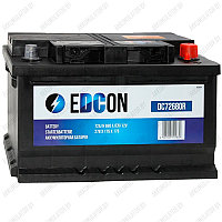 Аккумулятор EDCON DC72680R / Низкий / 72Ah / 680А