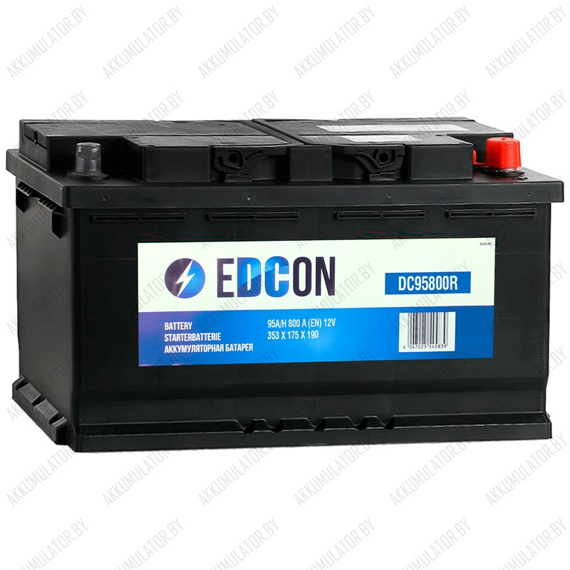 Аккумулятор EDCON DC95800R / 95Ah / 800А