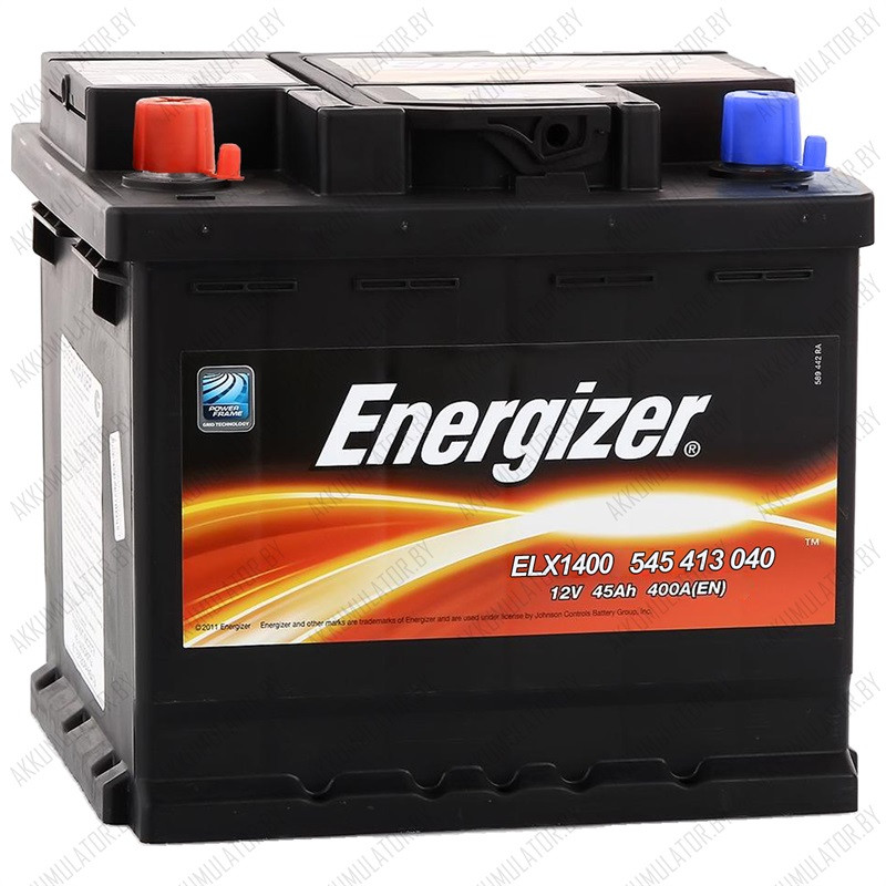 Аккумулятор Energizer / [545 413 040] / ELX1400 / 45Ah / 400А / Прямая полярность