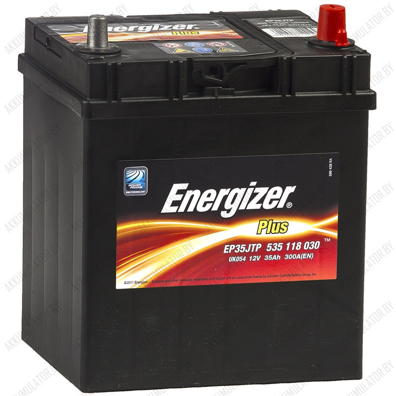 Аккумулятор Energizer Plus / [535 118 030] / EP35JTP / 35Ah / 300А / Asia