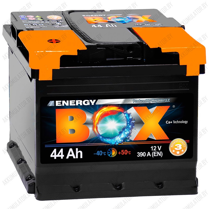 Аккумулятор Energy Box 6CT-44-АЗ / 44Ah / 360А - фото 1 - id-p75048673