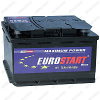Аккумулятор Eurostart Blue 6CT-75 / 75Ah / 610А