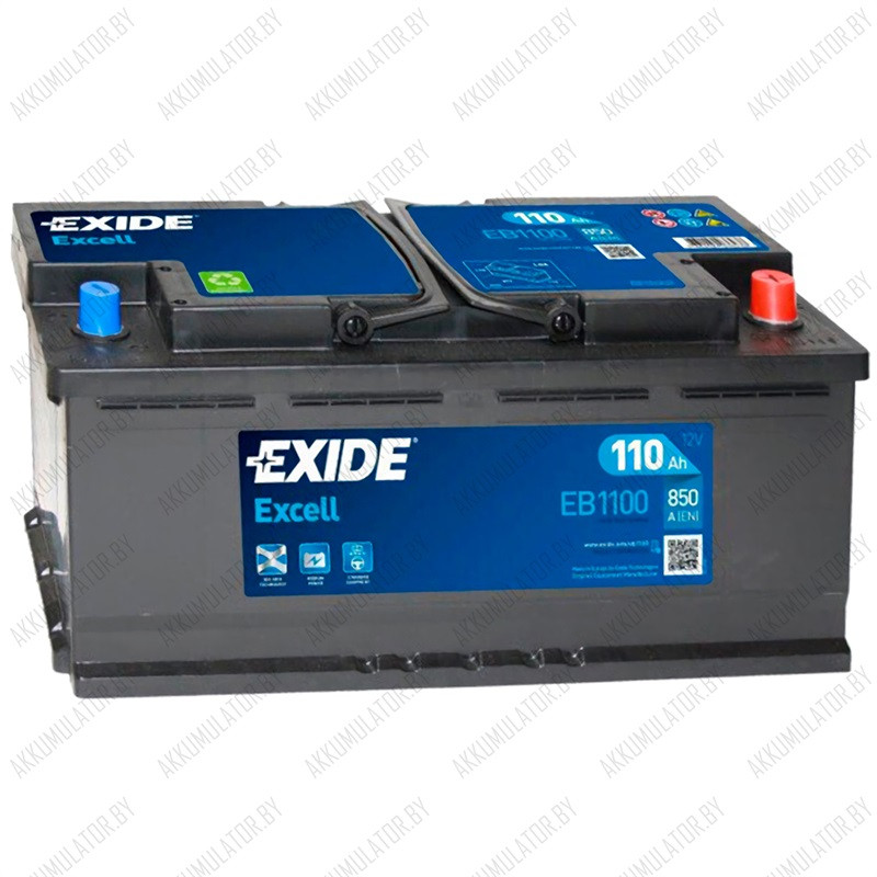 Аккумулятор Exide Excell EB1100 / 110Ah / 850А - фото 1 - id-p75048703