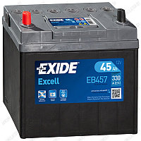 Аккумулятор Exide Excell EB457 / 45Ah / 300А / Asia / Прямая полярность