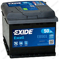 Аккумулятор Exide Excell EB501 / 50Ah / 450А / Прямая полярность