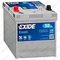 Аккумулятор Exide Excell EB505 / 50Ah / 360А / Asia / Прямая полярность