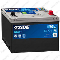 Аккумулятор Exide Excell EB704 / 70Ah / 540А / Asia