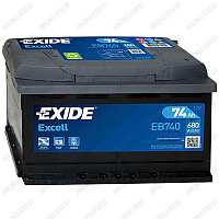 Аккумулятор Exide Excell EB740 / 74Ah / 680А