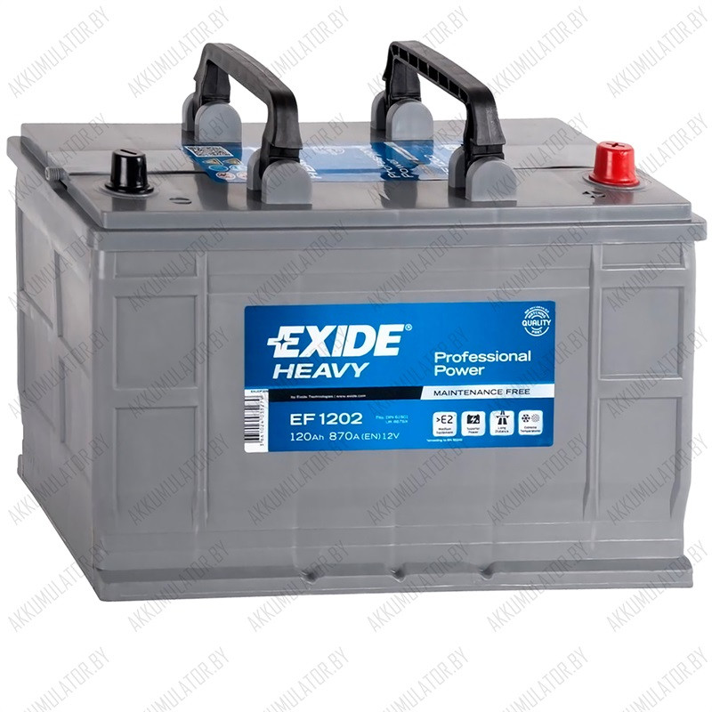 Аккумулятор Exide HEAVY EF1202 / 120Ah / 870А