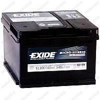 Аккумулятор Exide Micro-Hybrid ECM / EFB / EL600 / 60Ah / 540А