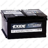 Аккумулятор Exide Micro-Hybrid ECM / EFB / EL800 / 80Ah / 720А