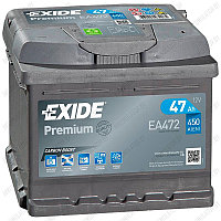 Аккумулятор Exide Premium EA472 / Низкий / 47Ah / 450А