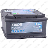 Аккумулятор Exide Premium EA852 / Низкий / 85Ah / 800А