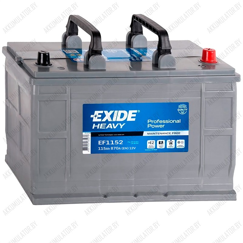 Аккумулятор Exide Professional Power EF1152 / 115Ah / 870А - фото 1 - id-p75048777