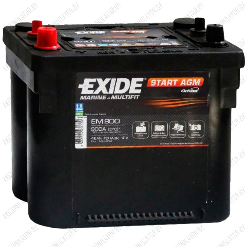 Аккумулятор Exide Start AGM EM900 / 42Ah / 700А - фото 1 - id-p75048779