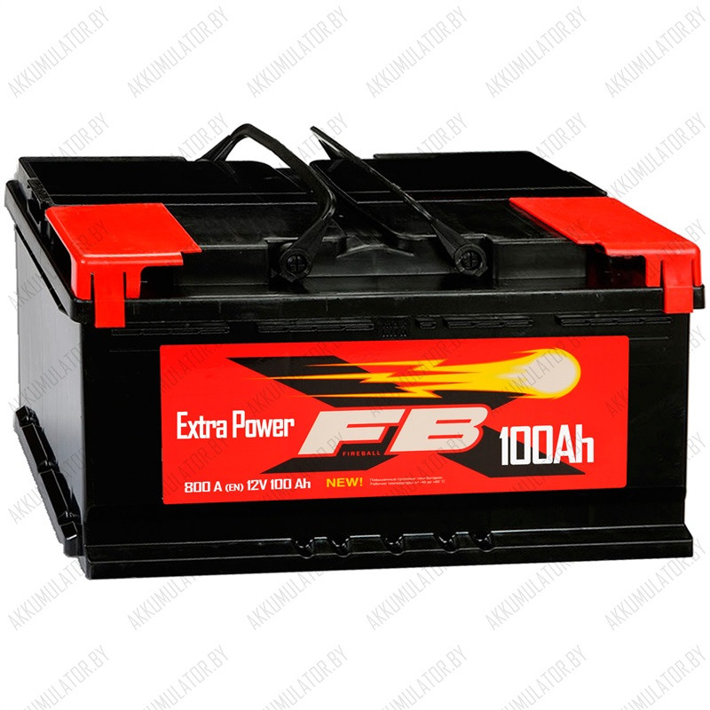 Аккумулятор FireBall 6СТ-100 / 100Ah / 800А - фото 1 - id-p75048780