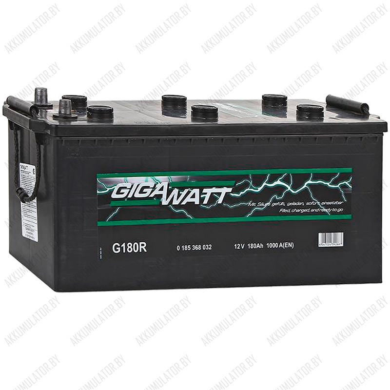 Аккумулятор GIGAWATT G180L / [680 108 100] / 180Ah / 1 000А - фото 1 - id-p75048796