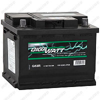 Аккумулятор GIGAWATT G53R / [553 400 047] / Низкий / 53Ah / 470А