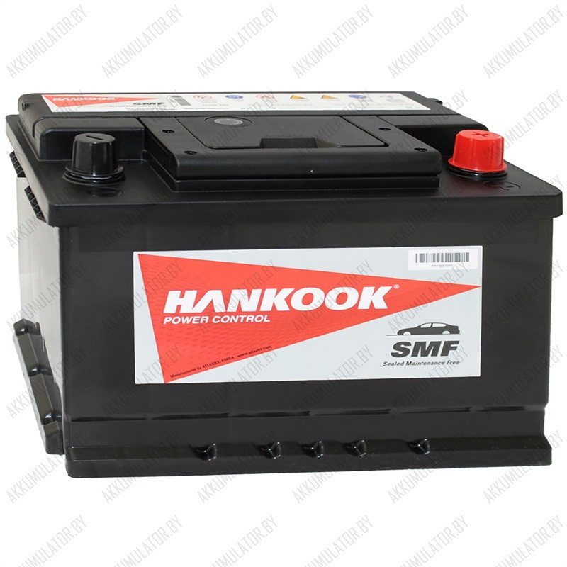 Аккумулятор Hankook MF57220 / 72Ah / 610А / Обратная полярность / 278 x 174 x 190