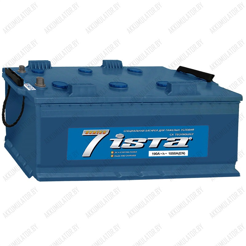 Аккумулятор ISTA 7 Series 6CT-190 / 190Ah / 1 050А - фото 1 - id-p75048834