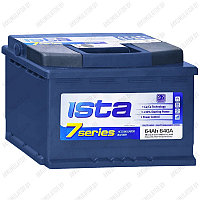 Аккумулятор ISTA 7 Series 6CT-64 A2Н E / Низкий / 64Ah / 640А / Обратная полярность / 278 x 175 x 175